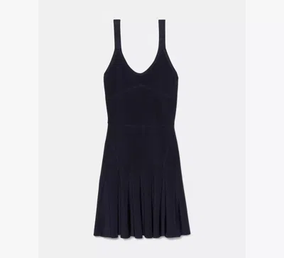 Kate Spade Rib Knit Dress In Black