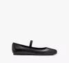 Shop Kate Spade Riley Mary Jane Ballet Flats In Black