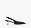 Kate Spade New York Riley Slingback Pointed Toe Pump In Black