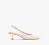 Kate Spade Riley Slingback Kitten Heel Pumps In Cream