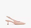 Kate Spade Riley Slingback Kitten Heel Pumps In Pale Vellum