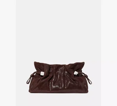 Kate Spade Rio Dot Suede Clutch Bag In Brown