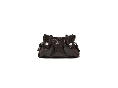 Kate Spade Rio Dot Suede Clutch Bag Women's Handbags Hot Fudge In Brown