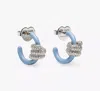 Kate Spade Ropes & Knots Pave Huggies