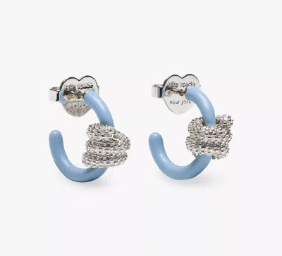 Kate Spade Ropes & Knots Pave Huggies