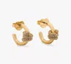 Kate Spade Ropes & Knots Pave Huggies
