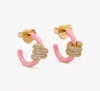 Kate Spade Ropes & Knots Pave Huggies
