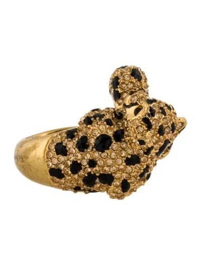 Pre-owned Kate Spade Run Wild Cheetah Ring In Multi