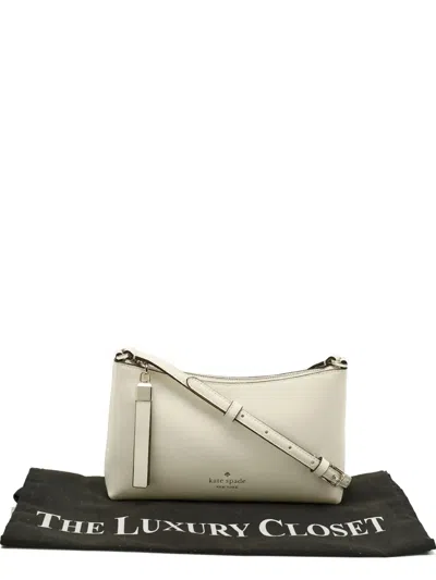 Pre-owned Kate Spade Sadie Zip Cross Body Bag In Neutral