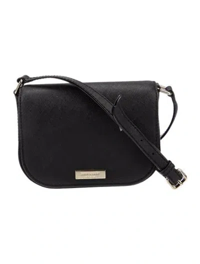 Pre-owned Kate Spade Saffiano Leather Crossbody Bag In Black