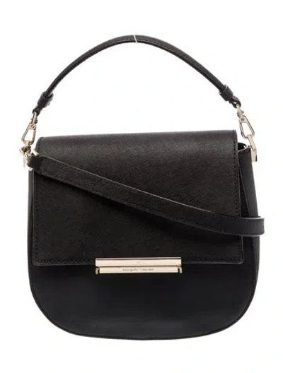 Pre-owned Kate Spade Saffiano Leather Crossbody Bag In Black