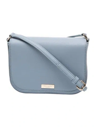 Pre-owned Kate Spade Saffiano Leather Crossbody Bag In Blue