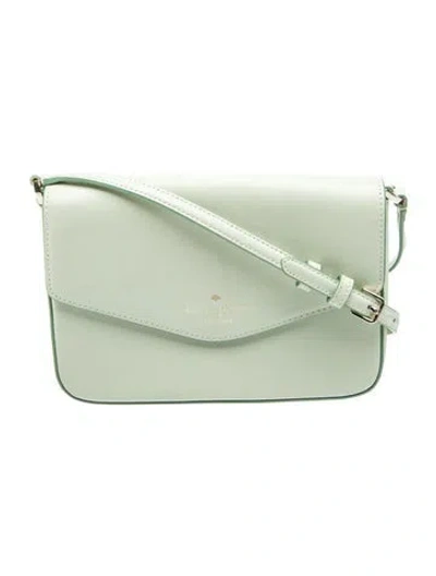 Pre-owned Kate Spade Saffiano Leather Crossbody Bag In Green