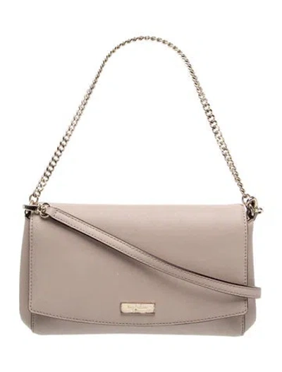 Pre-owned Kate Spade Saffiano Leather Crossbody Bag In Neutral