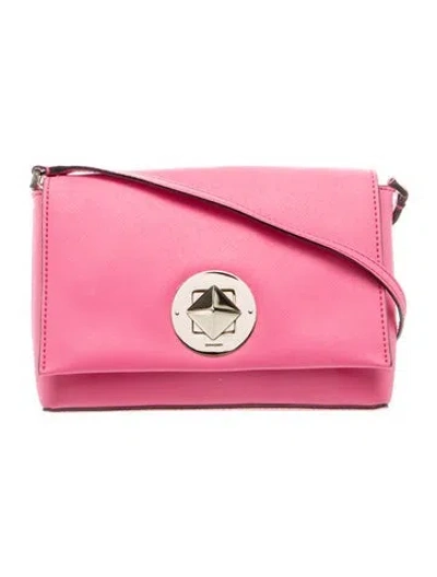 Pre-owned Kate Spade Saffiano Leather Crossbody Bag In Pink