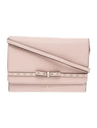 Pre-owned Kate Spade Saffiano Leather Crossbody Bag In Pink