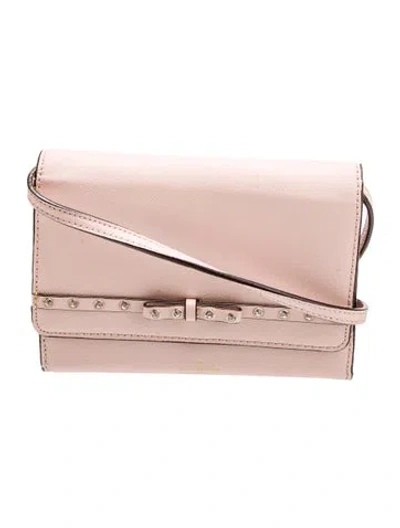 Pre-owned Kate Spade Saffiano Leather Shoulder Bag In Pink