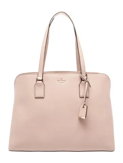Pre-owned Kate Spade Saffiano Leather Shoulder Bag In Pink