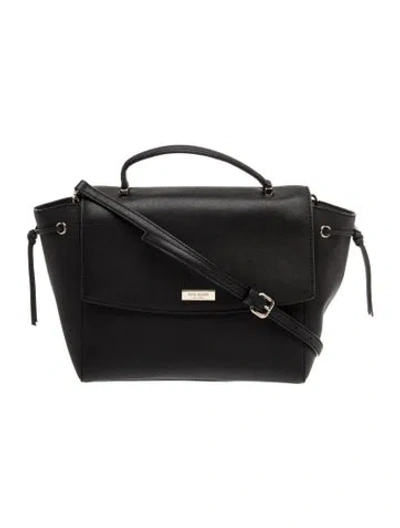 Pre-owned Kate Spade Saffiano Leather Top Handle Bag In Black