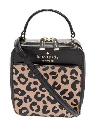 Pre-owned Kate Spade Saffiano Leather Top Handle Bag In Multi