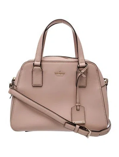 Pre-owned Kate Spade Saffiano Leather Top Handle Bag In Pink