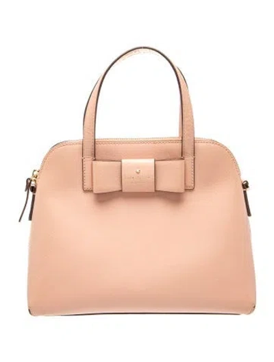 Pre-owned Kate Spade Saffiano Leather Top Handle Bag In Pink