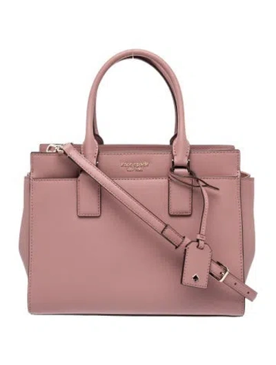 Pre-owned Kate Spade Saffiano Leather Top Handle Bag W/ Tags In Pink