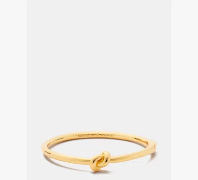 Kate Spade Sailor's Knot Hinge Bangle In Gold