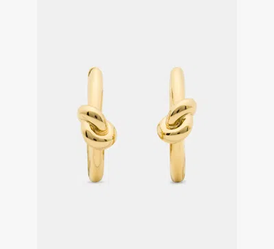 Kate Spade Sailor's Knot Huggies In Transparent