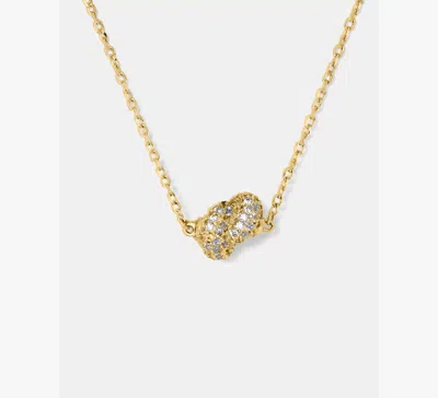 Kate Spade Sailor's Knot Pave Mini Pendant In Green