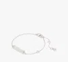 Kate Spade Sam Icon Bar Bracelet In Clear/silver