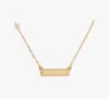 Kate Spade Sam Icon Bar Pendant In Clear/gold