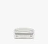 Kate Spade Sam Icon Bar Ring In Clear/silver