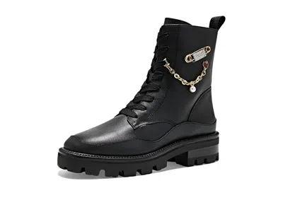 Kate Spade Sam Icon Combat Boots Women's Boots Black: 7 M, Leather