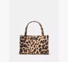 Kate Spade New York Mini Sam Icon Canvas Crossbody In Animal Print
