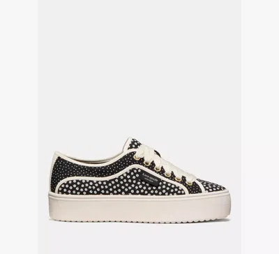 Kate Spade Sam Icon Piped Platform Sneaker In Black