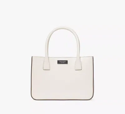 Kate Spade Sam Icon Square Tote In Parchment