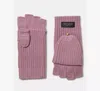 Kate Spade Sam Label Pop Top Mitten In Pink