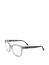 Kate Spade Samara Square-frame Glasses In Multi
