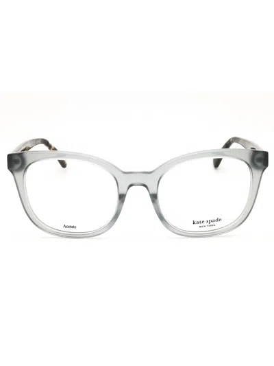 Kate Spade Samara Round-frame Glasses In Gray