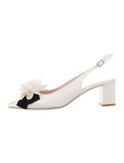 Pre-owned Kate Spade Satin Slingback Pumps