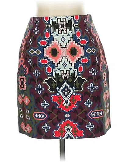 Pre-owned Kate Spade Saturday Casual Skirt In Burgundy