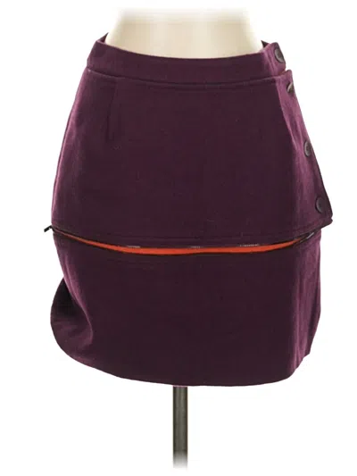 Pre-owned Kate Spade Saturday Casual Skirt In Purple