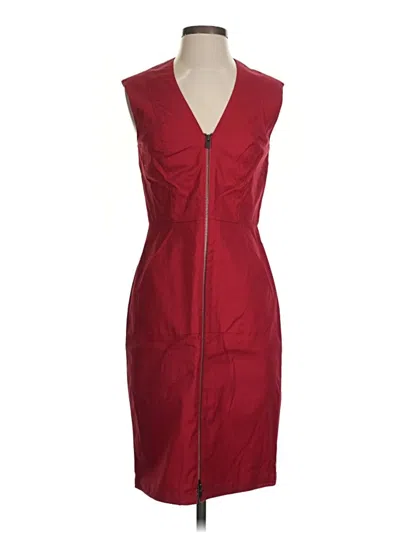 Pre-owned Kate Spade Saturday Cocktail Dress In Burgundy