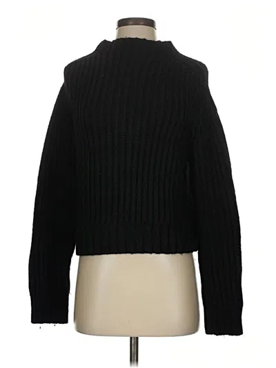 Pre-owned Kate Spade Saturday Turtleneck Sweater In Black