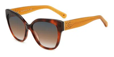 Kate Spade Savanna/g/s Asian Fit 086/pr Women's Sunglasses Tortoiseshell Size 57