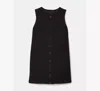 Kate Spade Scallop Shift Dress In Black