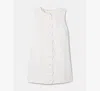 Kate Spade Scallop Shift Dress In White