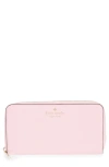 Kate Spade Schuyler Continental Wallet In Mitten Pink