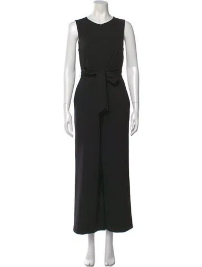 Pre-owned Kate Spade Scoop Neck Jumpsuit In Black